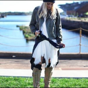 Free People Tattered Slip Dress 🌿